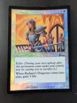 Radiant's Dragoons Urza's Legacy Foil - Image 1