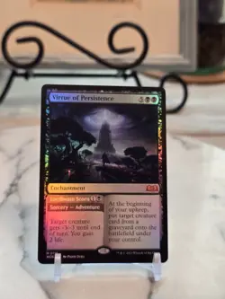 MTG Virtue of Persistence Wilds of Eldraine Foil LP - Image 1