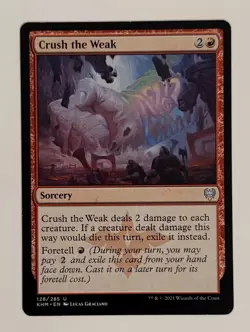 Crush the Weak (128) Kaldheim KHM MTG Magic - Image 1