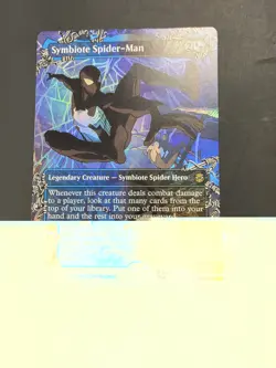 MTG – Spider-man – Symbiote Spider-man Borderless Foil – Rare 0217 - Image 4