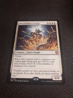 Moonshaker Cavalry SOC 110 Commander Secrets of Strixhaven MTG Magic - Image 1