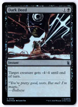 Dark Deed MSH 93 Magic: The Gathering Foil UC NM - Image 1