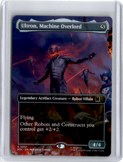 Ultron, Machine Overlord (Borderless) 0507 - Marvel Super Heroes MSC - MTG NM/M - Image 1