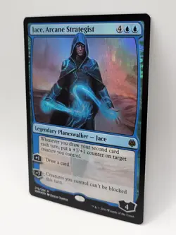 Jace Arcane Strategist Foil NM WAR Alternate Art MTG War of the Spark Mythic - Image 4