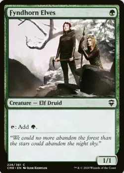 X 1 Fyndhorn Elves NM-M Commander Legends 228 MTG Magic The Gathering - Image 1
