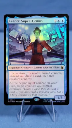 Leader, Super-Genius FOIL Mtg Marvel Super Heroes MSH 64 - Image 1