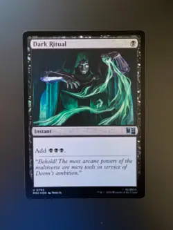 MTG Marvel Super Heroes Dark Ritual 0793 Foil - Image 1