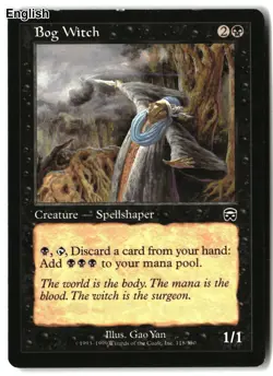 MTG Bog Witch [MMQ - 118] MP - Image 2