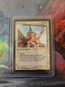 Serra Angel - Beta Edition (LEB) - Lightly Played Condition MTG - Image 1