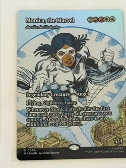 Monica, the Marvel // Aurelia, the Warleader Borderless Marvel Universe Foil 86 - Image 1