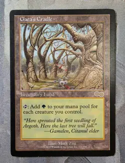 Gaea's Cradle Urza's Saga Regular Magic The Gathering-Played - Image 1