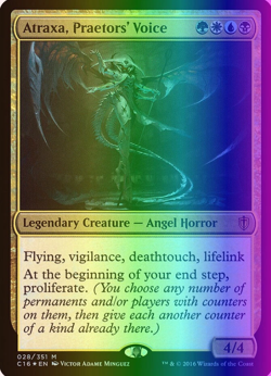 MTG Magic the Gathering Atraxa, Praetors' Voice Commander 2016 NM FOIL - Image 1