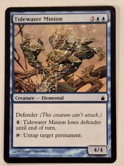 Tidewater Minion - Ravnica: City of Guilds - Magic the Gathering MTG Nice! - Image 1