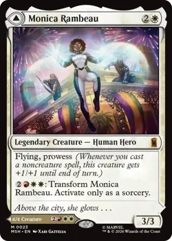 Monica Rambeau 23 Mythic MTG MSH NM - Image 1