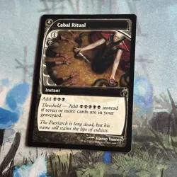 Cabal Ritual Future Sights, MTG Single, Mystery Booster 2 Common 177 Near Mint - Image 1