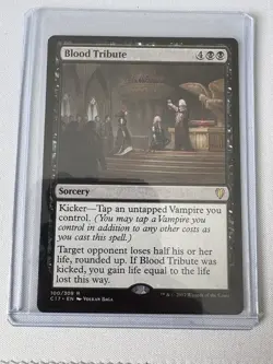 MTG Blood Tribute (C17) Commander 2017 Regular Rare 100/309 - Image 1