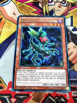 Predaplant Ophrys Scorpio macr-en009 1st Edition (MP) Rare Yu-Gi-Oh! - Image 1