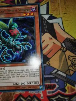 Predaplant Ophrys Scorpio macr-en009 1st Edition (MP) Rare Yu-Gi-Oh! - Image 3