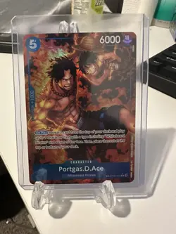 ONE PIECE Portgas.D.Ace (TR) OP08-052 Royal Blood Foil NM - Image 1