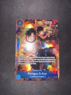 ONE PIECE Portgas.D.Ace (TR) OP08-052 Royal Blood Foil NM - Image 4