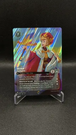 Disney Lorcana TCG Arthur King Victorious EN-5 221/204 - Image 1