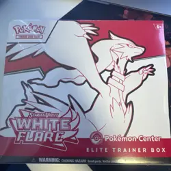 Pokemon Center White Flare Elite Trainer Box ETB New & Sealed - Image 1