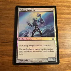 Voltaic Construct FOIL Darksteel MTG Magic the Gathering -MP - Image 1