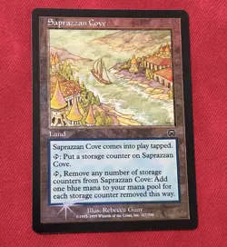 Saprazzan Cove FOIL Mercadian Masques NM Magic The Gathering MTG Land NM - Image 1