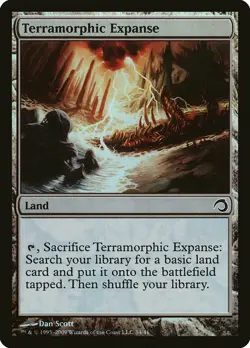 1x Terramorphic Expanse - NM MTG Foil - PDS : Slivers - Image 1