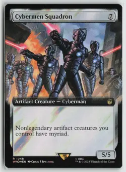 Cybermen Squadron (Extended Art) (Surge Foil) LP 1048 Doctor Who MTG - Image 1
