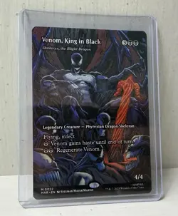 Wizards MTG Venom, King in Black 0022 Marvel 2025 EN Borderless Mythic - Image 1