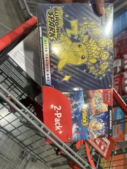 Pokemon Surging Sparks Elite Trainer Box + Booster Bundle, 2-pack ~ Costco Set - Image 2