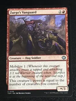 MTG Tarkir: Dragonstorm Zurgo's Vanguard 0133 NM - Image 1