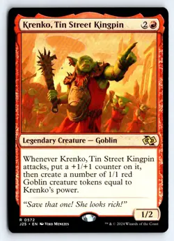 Krenko, Tin Street Kingpin 572 Foundations Jumpstart Magic: The Gathering NM - Image 1