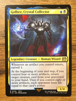 Magic MTG Final Fantasy Golbez, Crystal Collector #225 FIN *NON-FOIL* Rare - Image 1