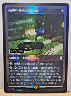 MTG FALLOUT Bobblehead Serialized Collection Magic the Gathering 7 PC FULL SET - Image 3