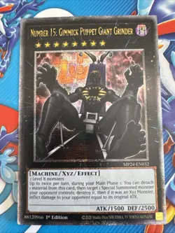 Yugioh! Number 15: Gimmick Puppet Giant Grinder - MP24-EN032 - Quarter Century S - Image 1