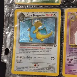 The Pokemon Company Pokemon TCG Dark Dragonite Team Rocket 5/82 Holo Rare 70 HP - Image 1