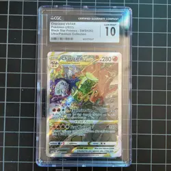 CGC Gem Mint 10 Pokemon Charizard VSTAR SWSH 262 Charizard UPC Black Star Promo - Image 1