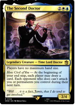 The Second Doctor 156 R Universes Beyond: Doctor Who NM MTG - Image 1