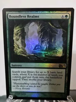 ~ Boundless Realms ~ NM Foil ~ Mystery Booster Retail Edition Foils ~ MTG ~ - Image 1