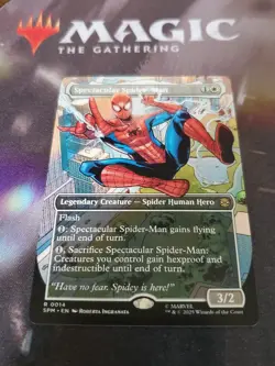 Mtg. Spectacular Spider-Man. Borderless. Marvel's Spider-Man. Pack Fresh - Image 1