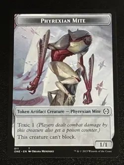 MTG Phyrexia: All Will Be One Phyrexian Mite Token 011 NM - Image 1