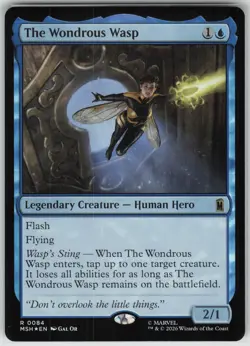 The Wondrous Wasp Foil Marvel Super Heroes 84 NM R - Image 1