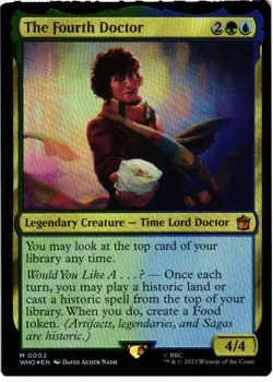 The Fourth Doctor 2 Mythic Universes Beyond: Doctor Who NM Foil MTG - Image 1