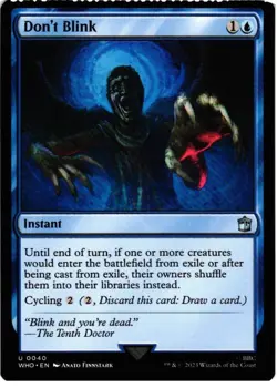 Don't Blink 40 UC Universes Beyond: Doctor Who NM MTG - Image 1