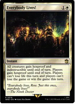 Everybody Lives! 18 R Universes Beyond: Doctor Who NM MTG - Image 1