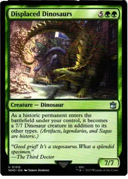 Displaced Dinosaurs 100 UC Universes Beyond: Doctor Who NM MTG - Image 1