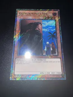 Gravekeeper's Spy RA03-EN121 Platinum Secret Rare 1st Edition YuGiOh Card - Image 2