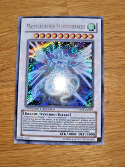 Yu-Gi-Oh Majestatischer Sternendrache CT06-DE003 Secret Rare Deutsch Promo - Image 1